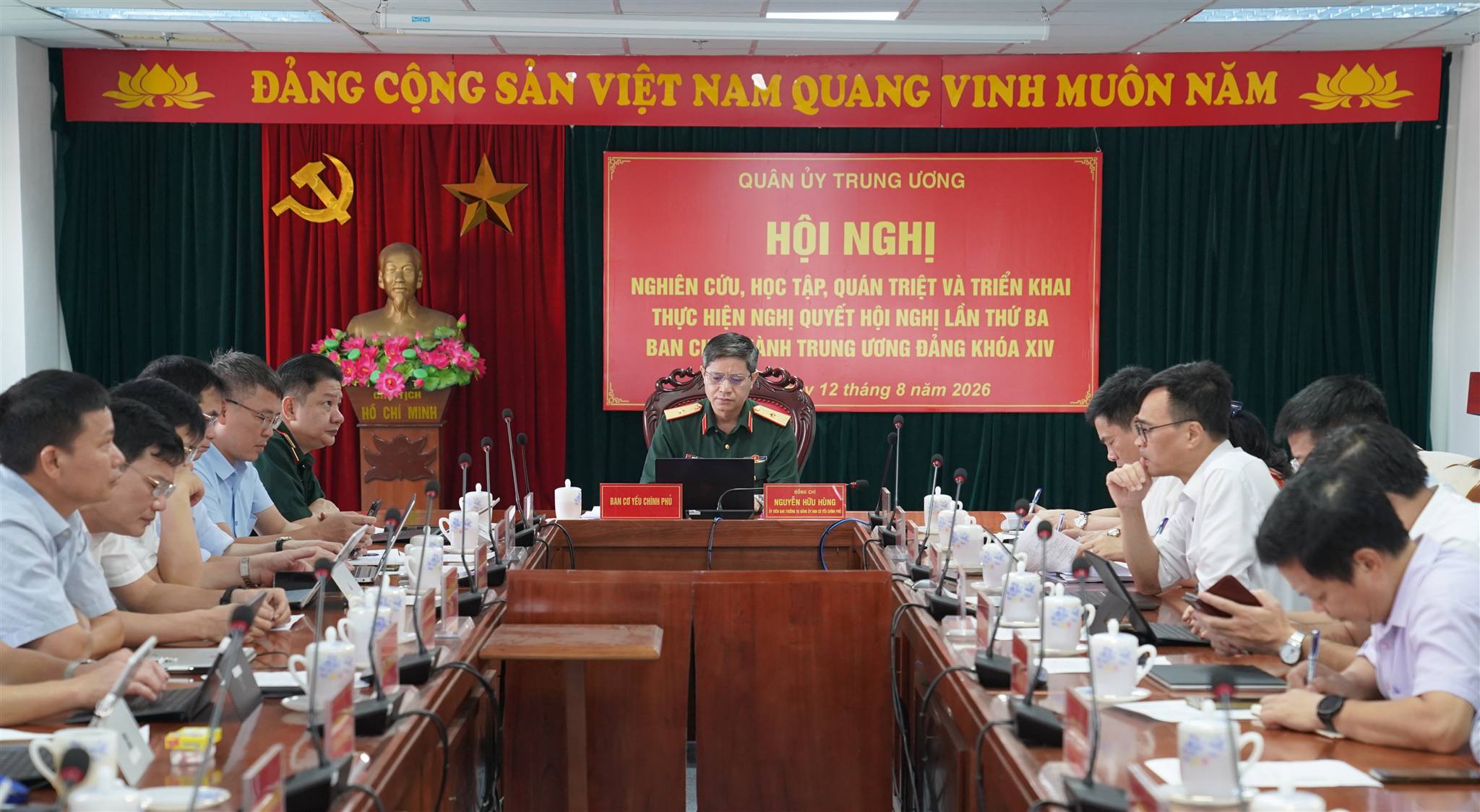 Ban Cơ yếu Chính phủ tham gia nghiên cứu, học tập, quán triệt và triển khai thực hiện Nghị quyết Hội nghị lần thứ ba Ban Chấp hành Trung ương Đảng khóa XIV