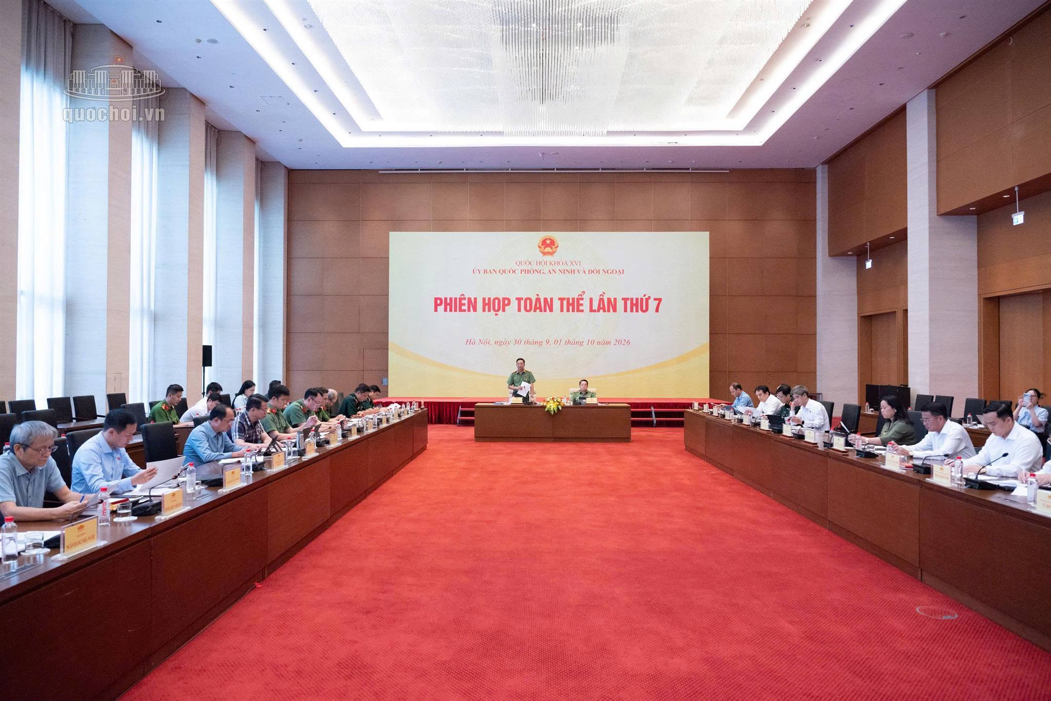 Ban Cơ yếu Chính phủ tham dự phiên thẩm tra dự án Luật An ninh dữ liệu, dự án Luật Định danh và xác thực điện tử