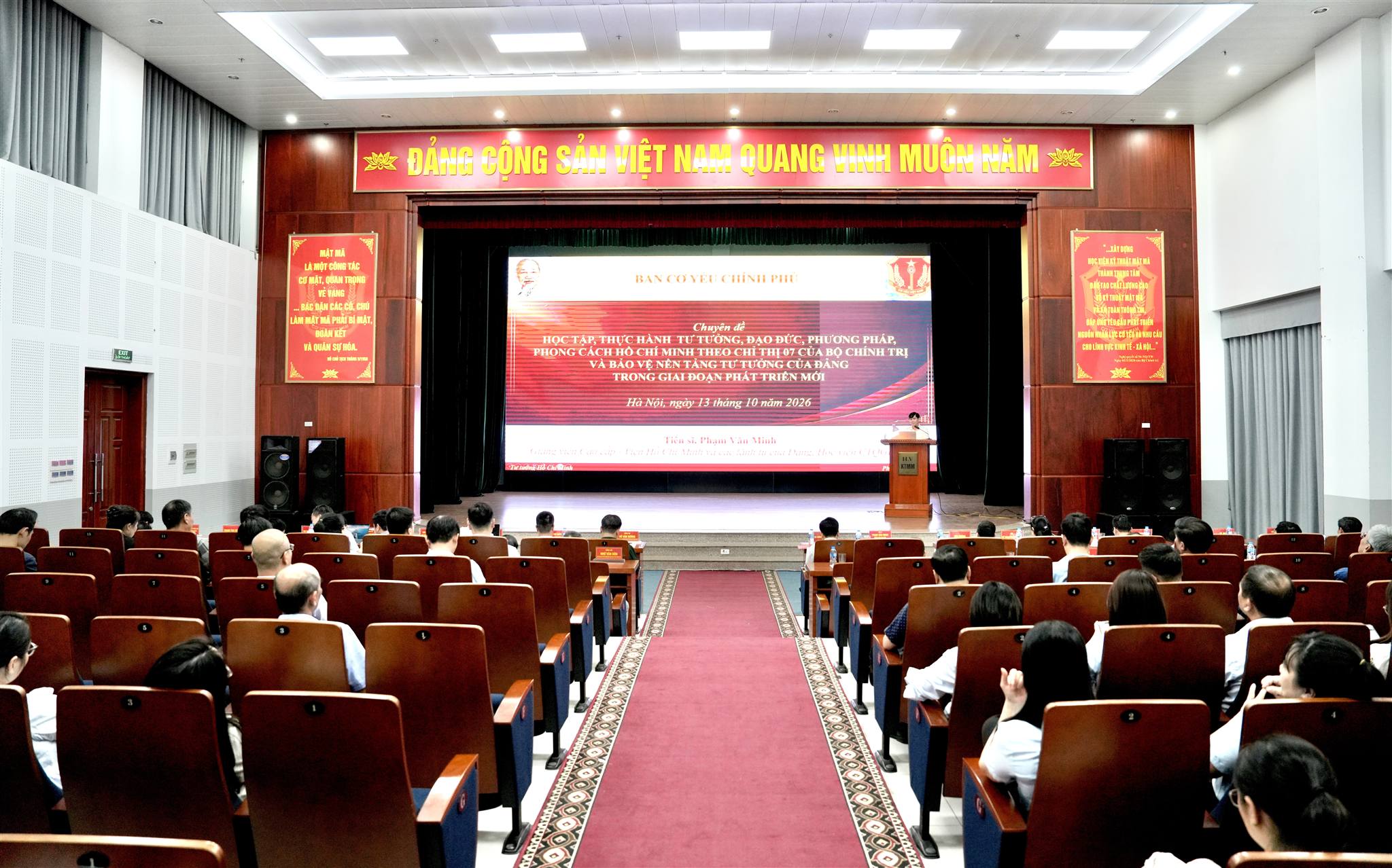 Ban Cơ yếu Chính phủ đẩy mạnh việc học tập, thực hành tư tưởng, đạo đức, phương pháp, phong cách Hồ Chí Minh