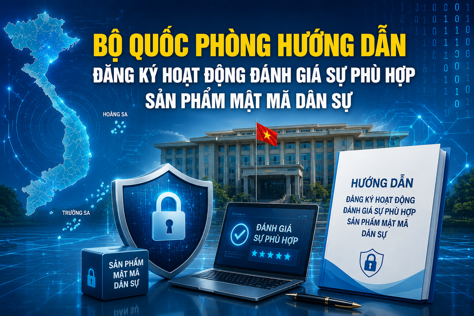 Bộ Quốc phòng hướng dẫn đăng ký hoạt động đánh giá sự phù hợp  sản phẩm mật mã dân sự